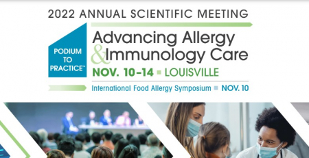 Marque na agenda: ACAAI Annual Scientific Meeting 2022